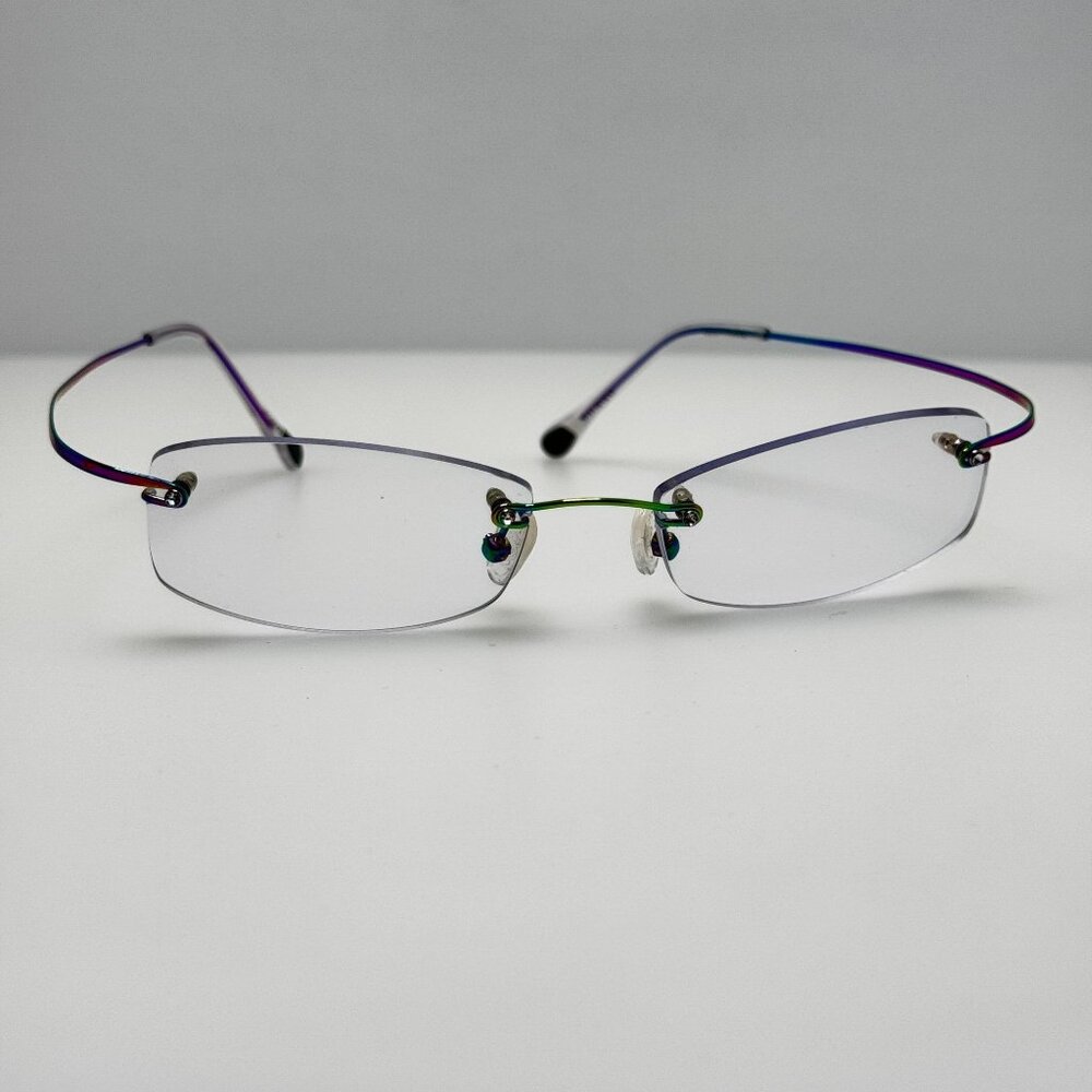 Zenni Eyeglasses Eye Glasses Frames Rimless Rainbow 372229